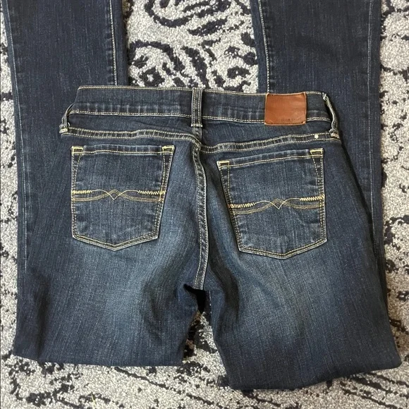 Lucky Brand Dark Blue Flare Women Jeans - Picture 4 of 4